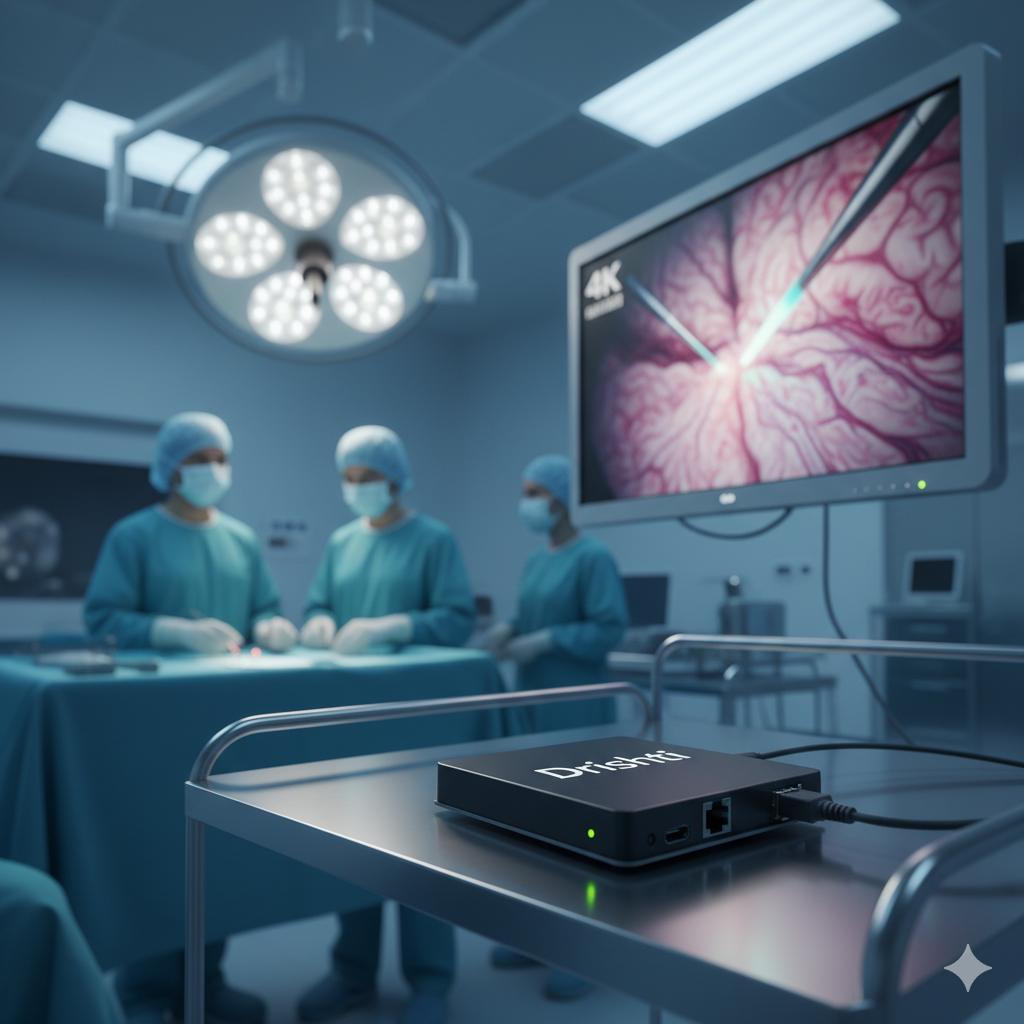 4K Surgical Streaming in Operation Theatre